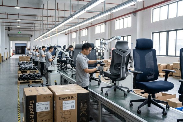 Gaming Chair Factory Production Line