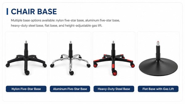 Office Chair Base Options