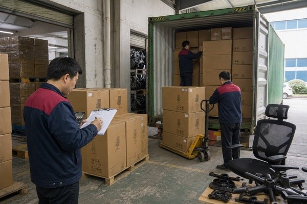Office chair container loading calculation