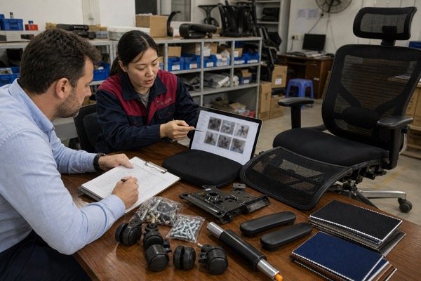 Office chair spare parts and after-sales support