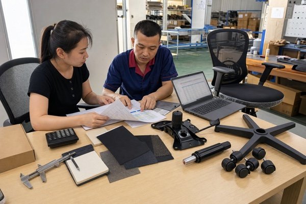 Office chair quotation and material comparison