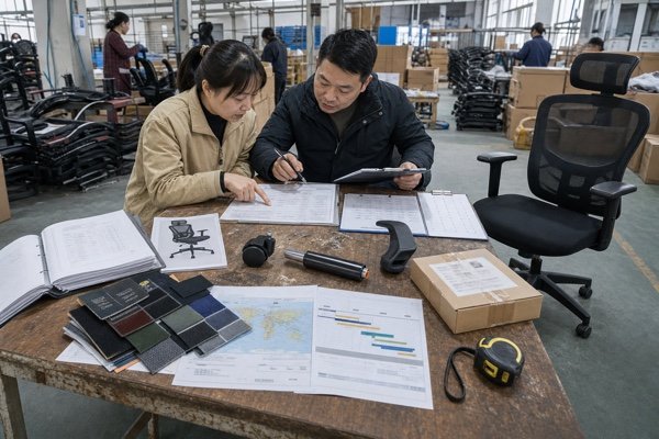 Office chair order capacity checklist