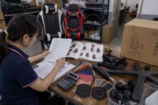 Gaming chair manufacturer inquiry checklist