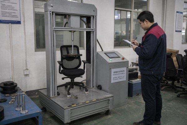 Office chair durability testing