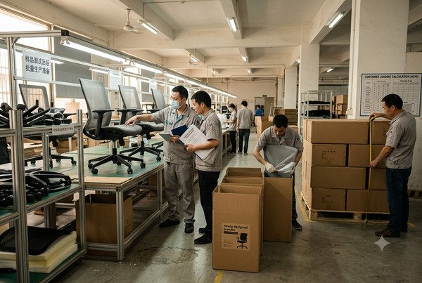 Scaling office chair orders after low MOQ test
