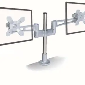 PLM-B23: Jarvis Dual Monitor Arm - Premium Dual Monitor Mount Vertical Design