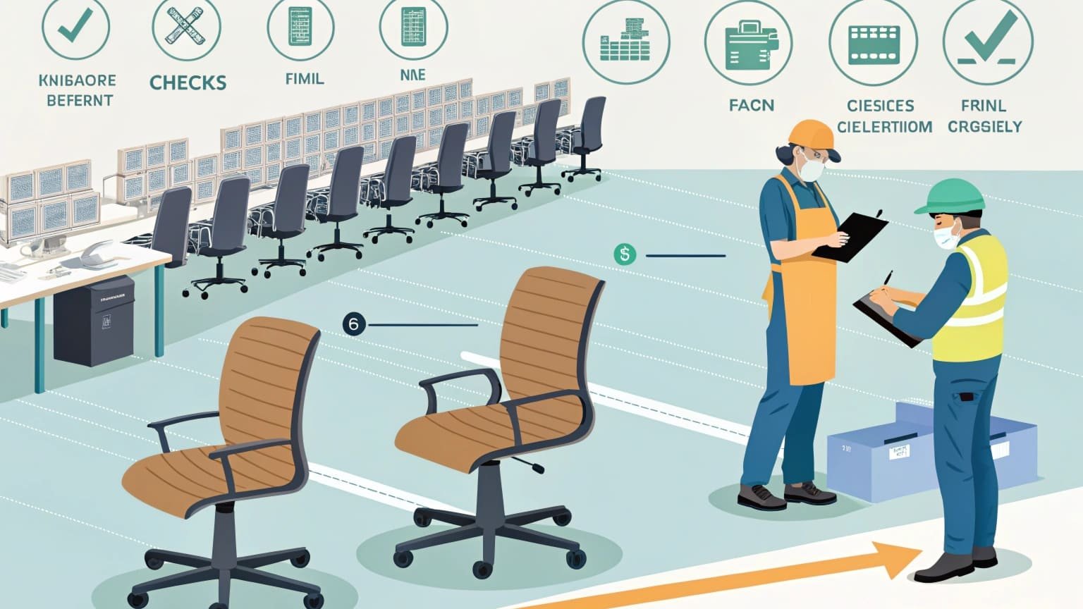 quality control for office chairs